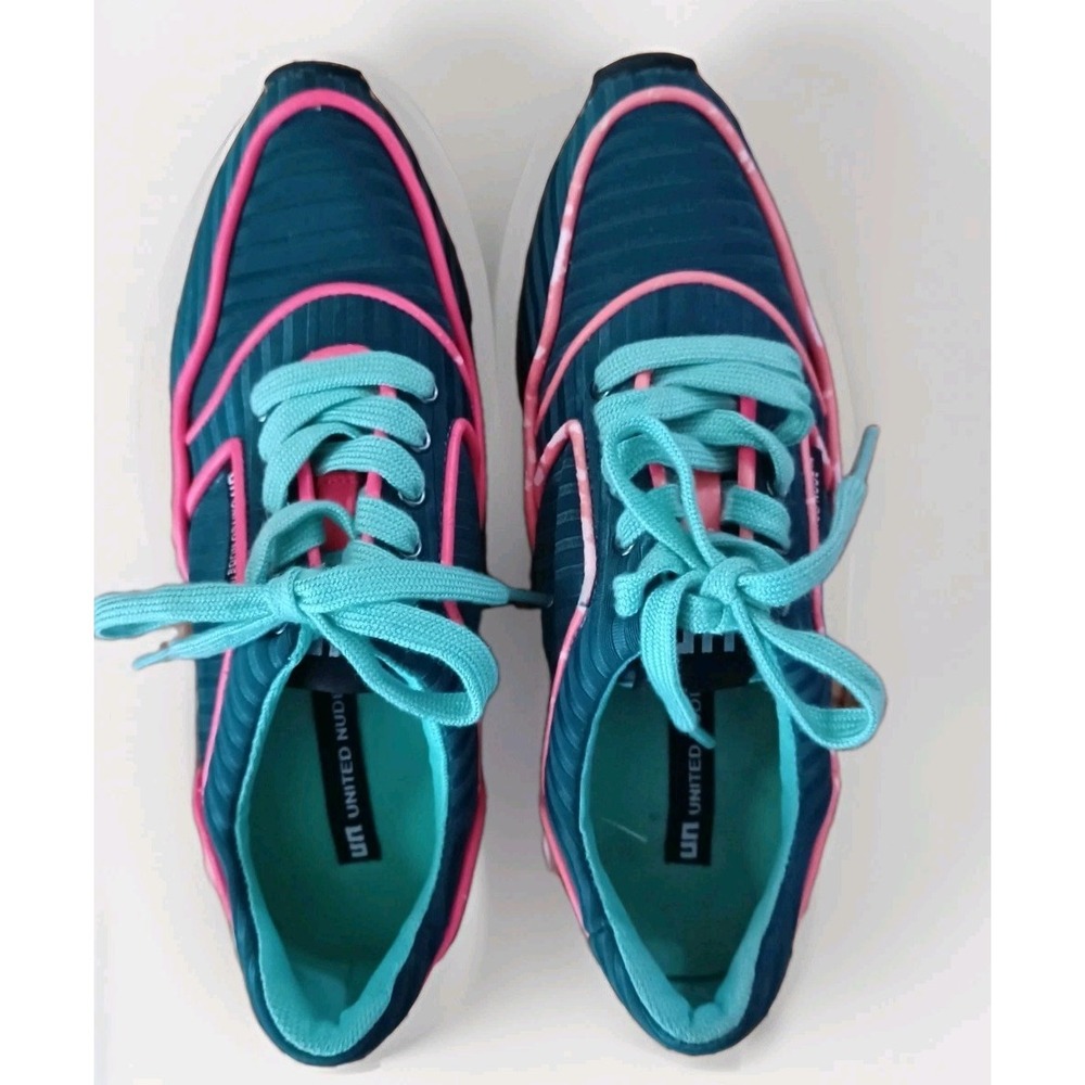 United Nude Sneakers Women Size‎ 6  Green Pink NWOT